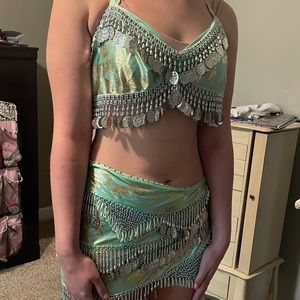 Authentic Egyptian Handmade Belly Dancer costume purchased in Cairo. 3 pieces